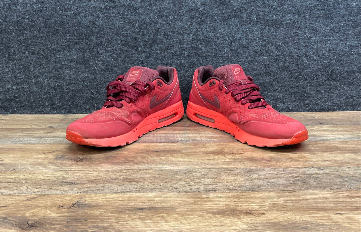 Nike Air Max 1 Ultra Moire Gym Red Men's Sneakers Size 12