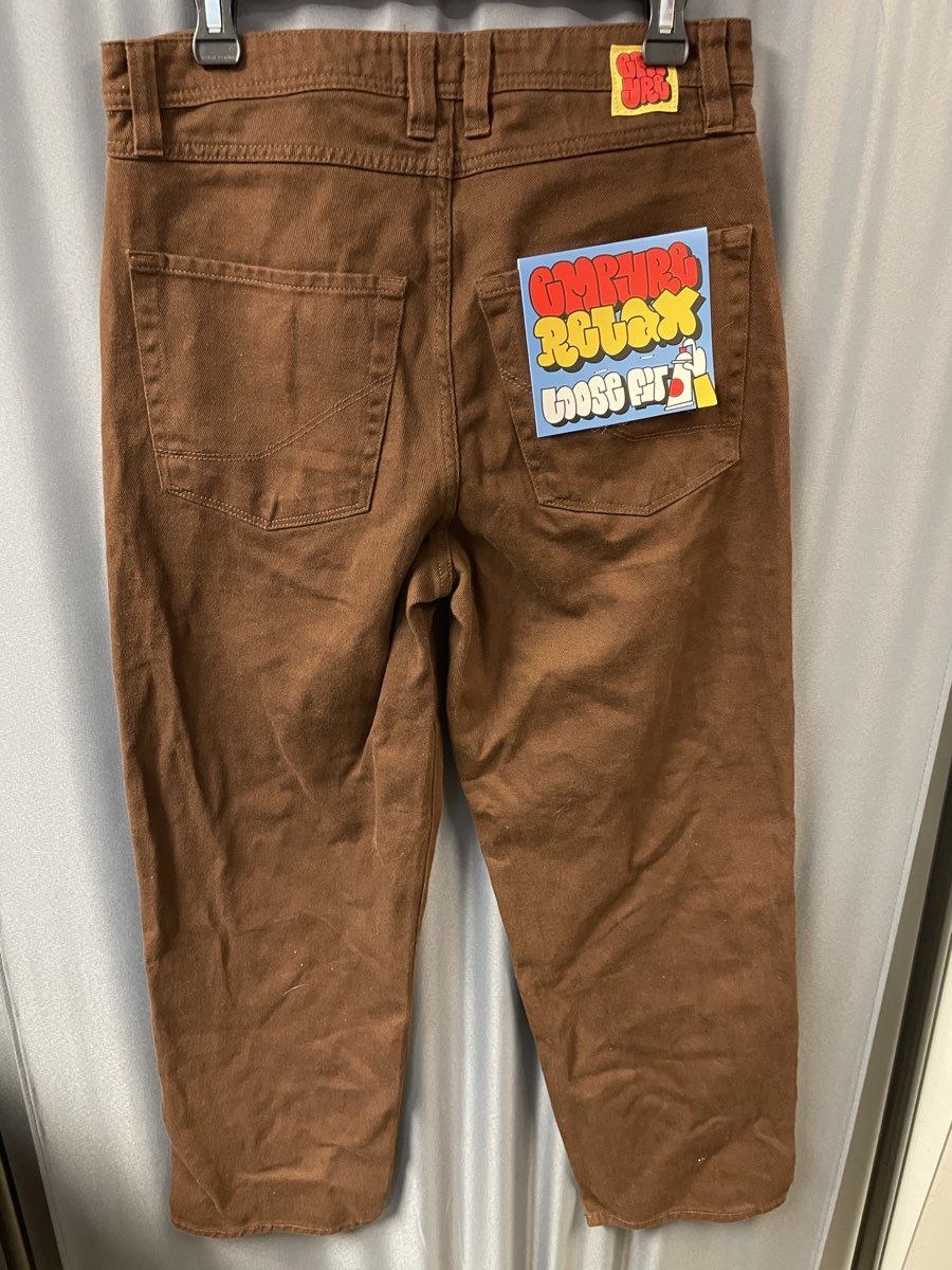 Empyre Women's Brown Loose Fit Skate Jeans Denim NWT Sz 30