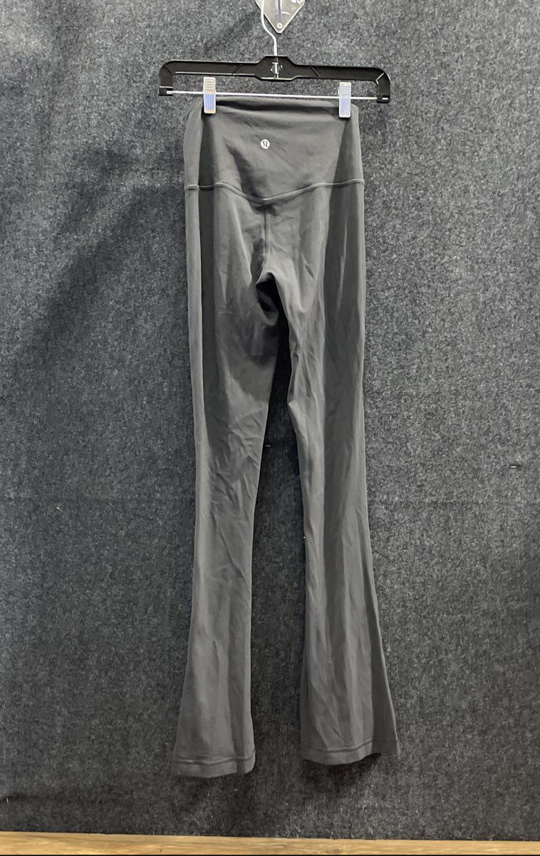 Lululemon Women's Groove Super-High-Rise Flared Leggings Grey Size 4