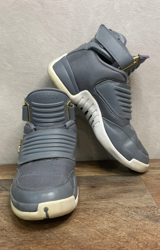 Nike Jordan Generation Cool Grey Gold Basketball Shoes Men's Size 9