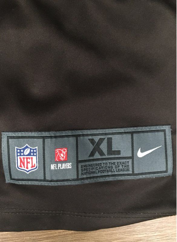 Nike Men's Cleveland Browns Odell Beckham Jr #13 Color Rush Jersey Brown Sz XL