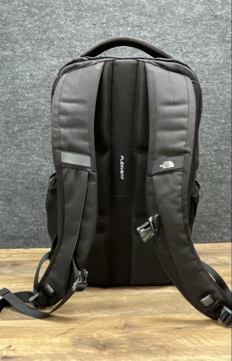The North Face Black Vault Backpack Laptop Book Bag FlexVent