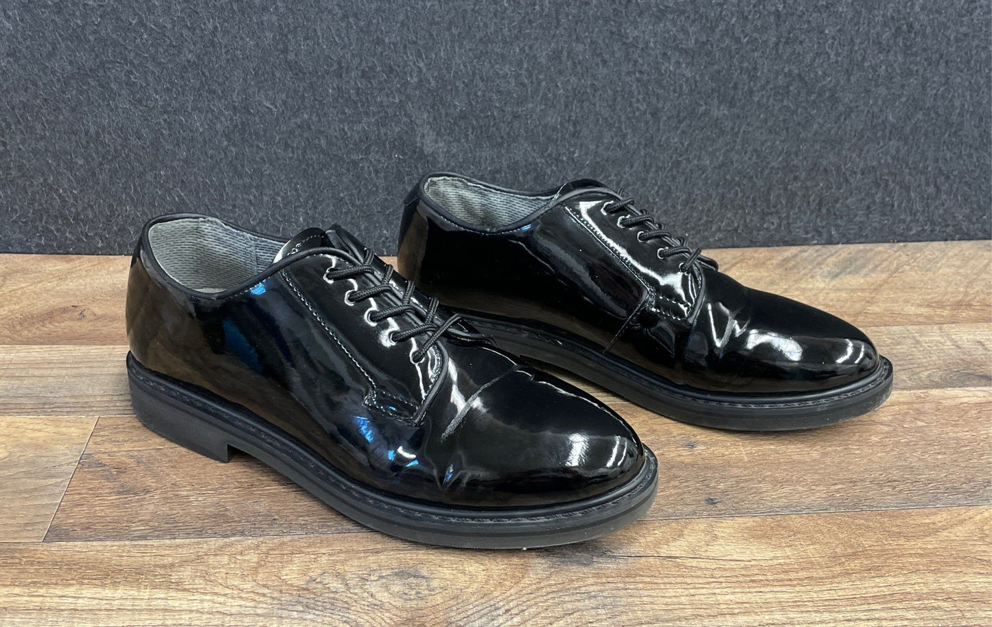 Rothco Black Hi-Gloss Lightweight Oxford Uniform Dress Shoes Men's Size 11R