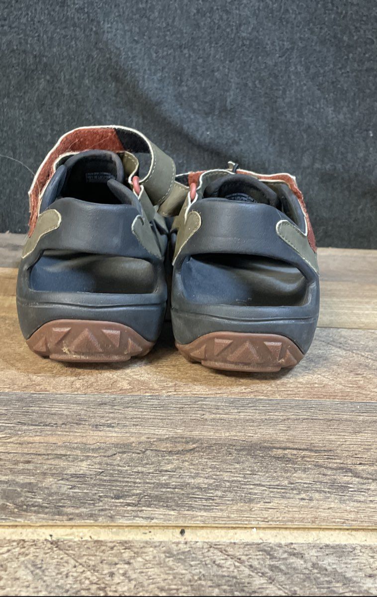 Teva Outflow CT Olive Green Black Waterproof Hiking Sport Sandals Size 11