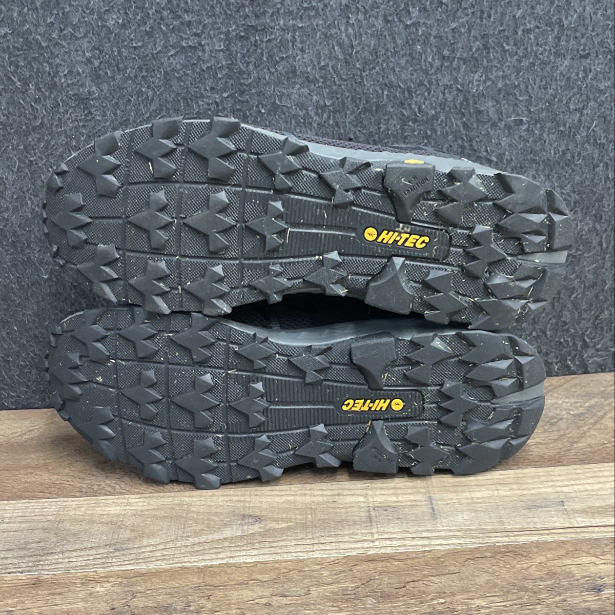 Hi-Tec Mauna Hiker WP Black Grey Waterproof Hiking Shoes Men's Size 9