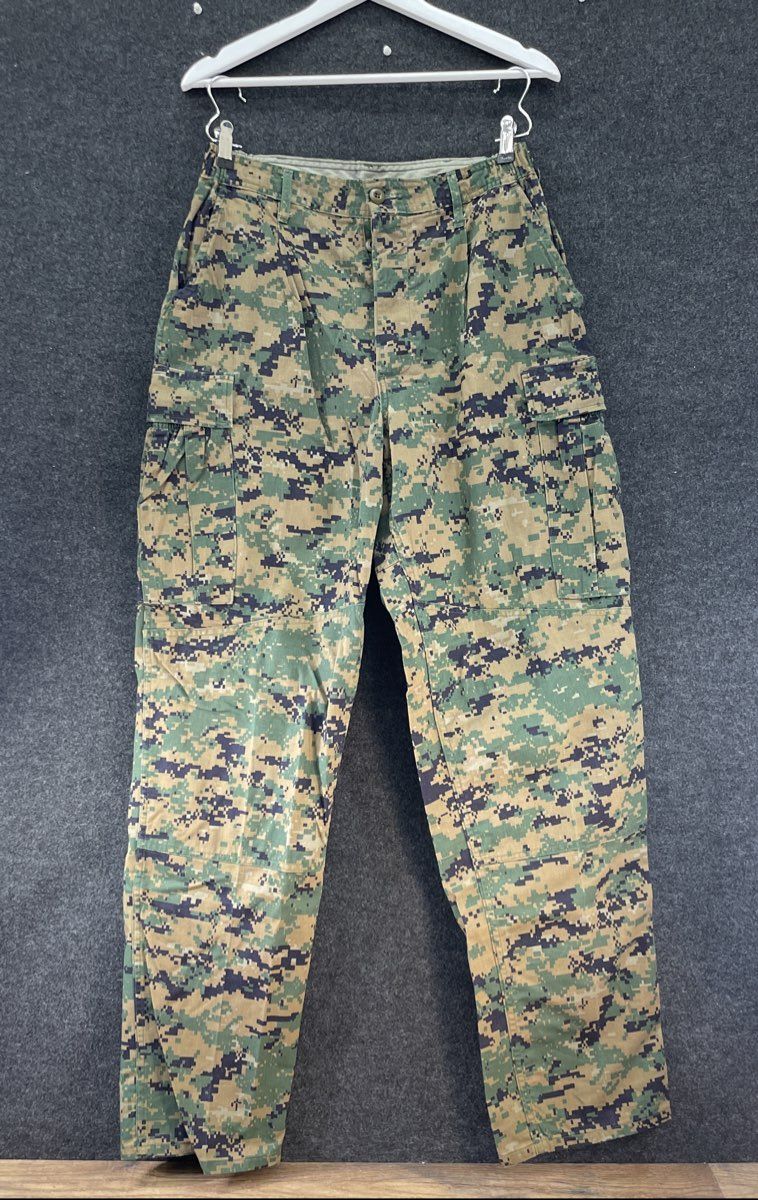 American Apparel Men's USMC MARPAT Woodland Digital Uniform Blouse Pants Sz MR