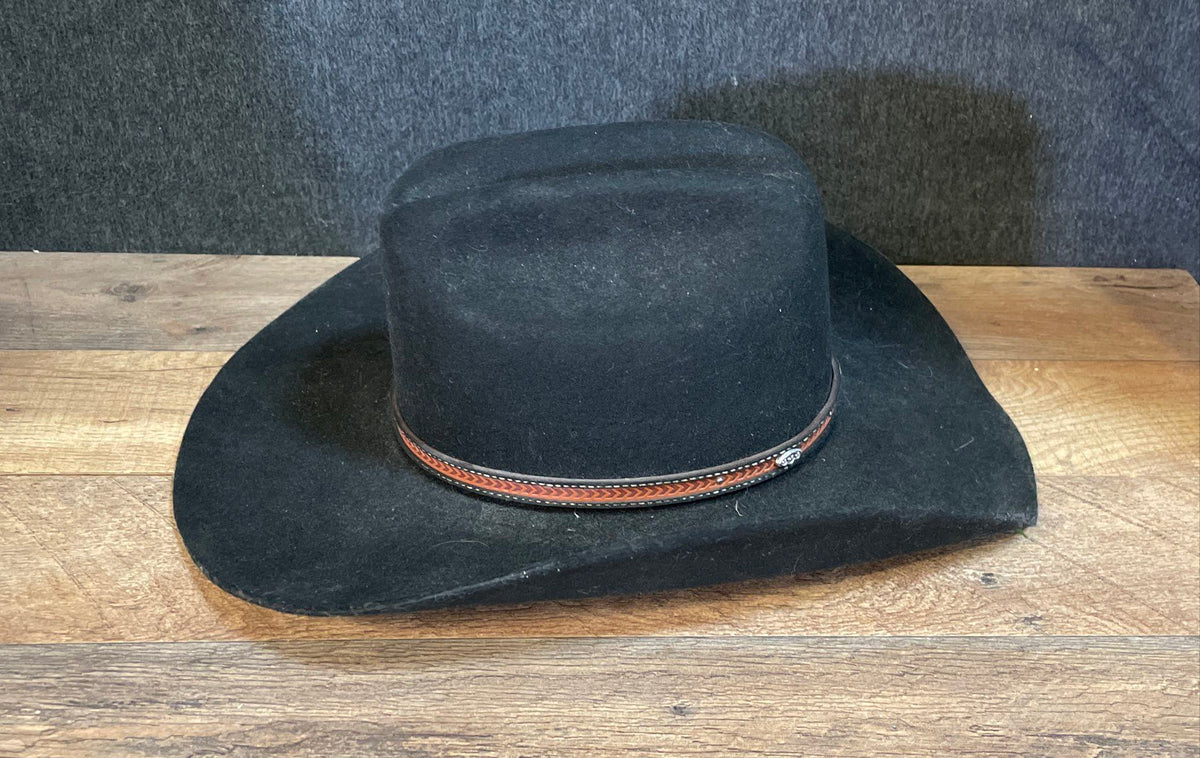 Cody James Men's Black 3X Wool Blend Cowboy Hat Western Cattleman Crease Sz 7