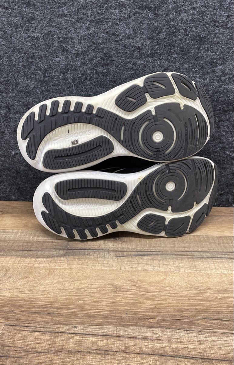 Brooks Glycerin 21 GTS Black White Women's Running Shoes Size 9.5 Wide D