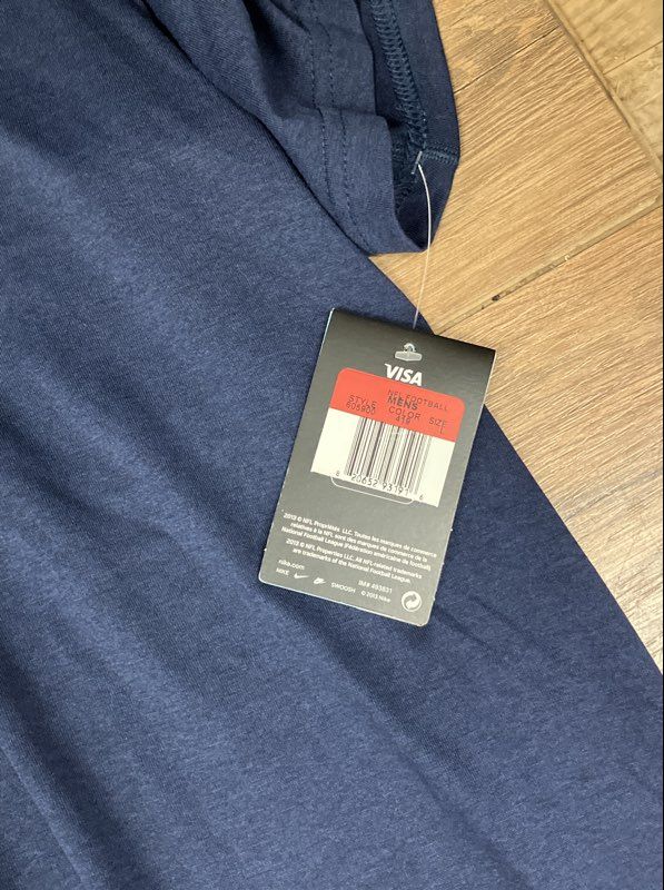Nike Men's New England Patriots Dri-FIT Graphic T-Shirt Navy Blue NFL NWT