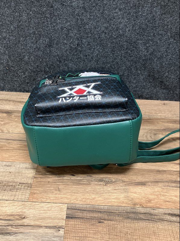Bioworld Hunter x Hunter Chibi Mini Backpack Green Black Faux Leather
