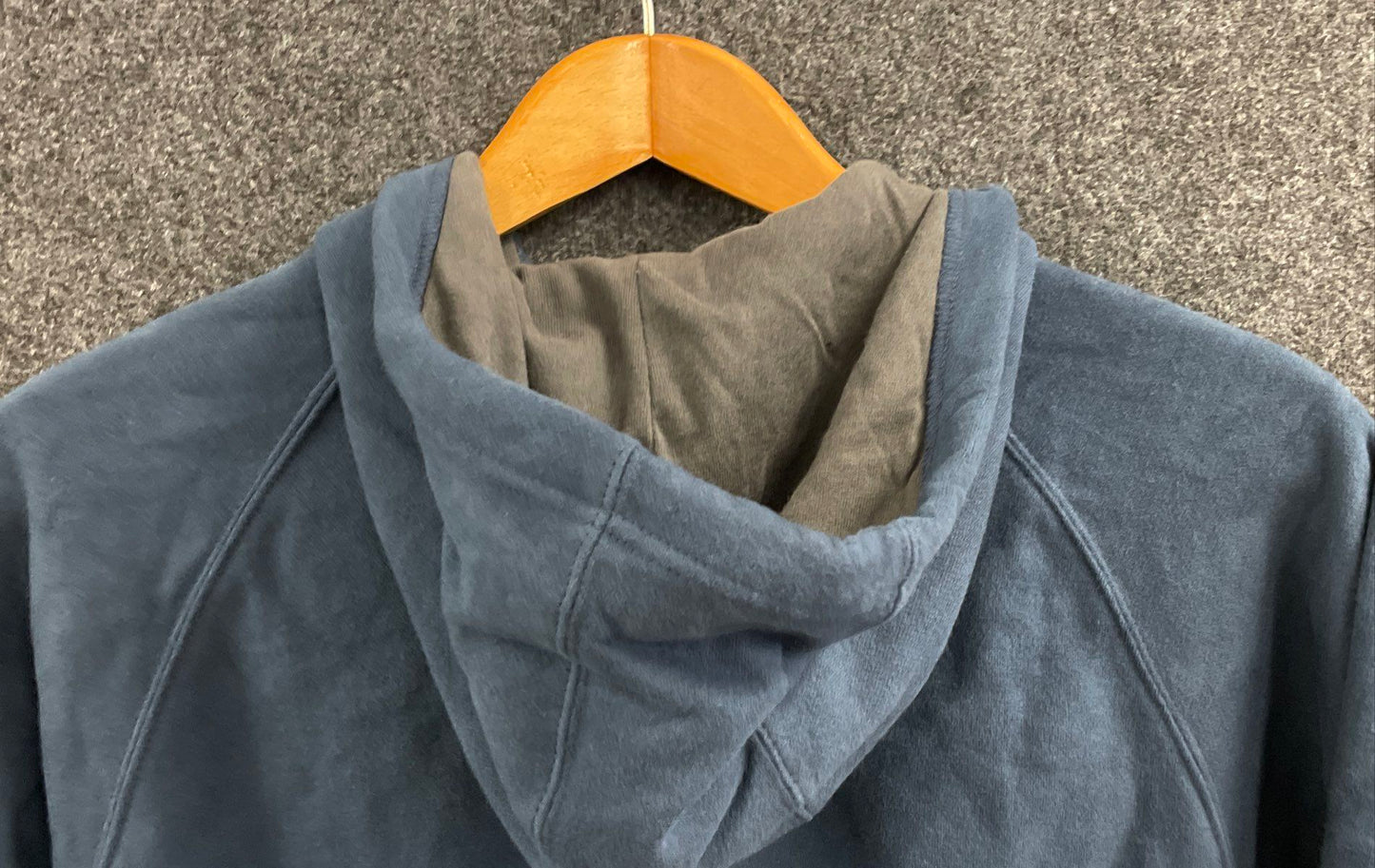 Columbia Men's Blue Hart Mountain Pullover Hoodie Cotton Blend Fleece NWT Sz M