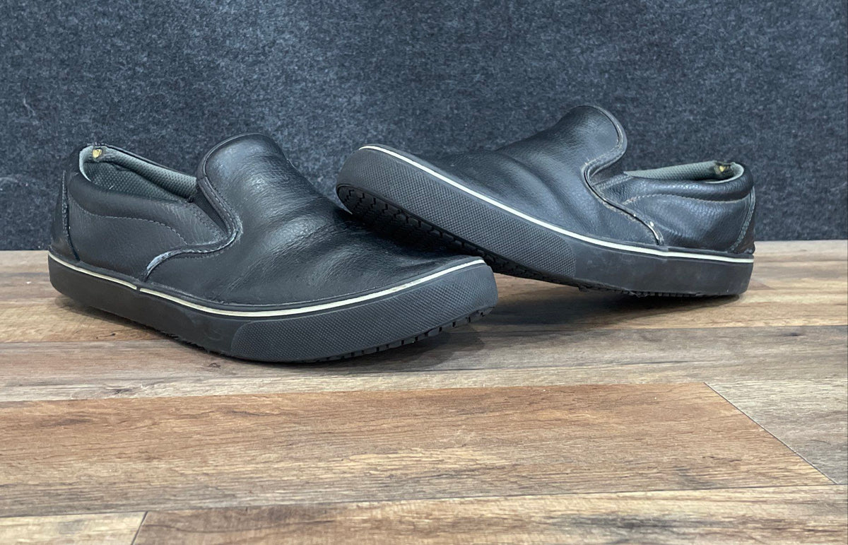 Tredsafe Black Slip-On Slip Resistant Work Shoes Size 12