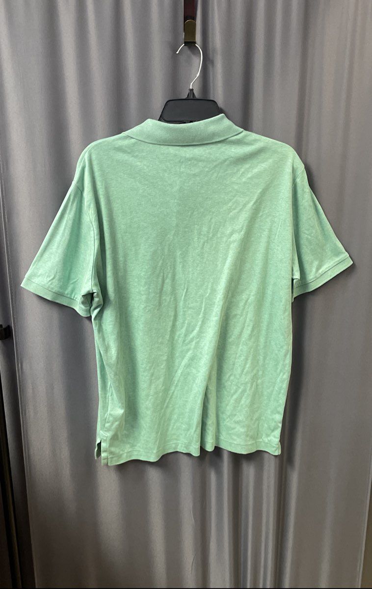 Polo Ralph Lauren Men's Green Classic Fit Heathered Cotton Polo Shirt Sz XL