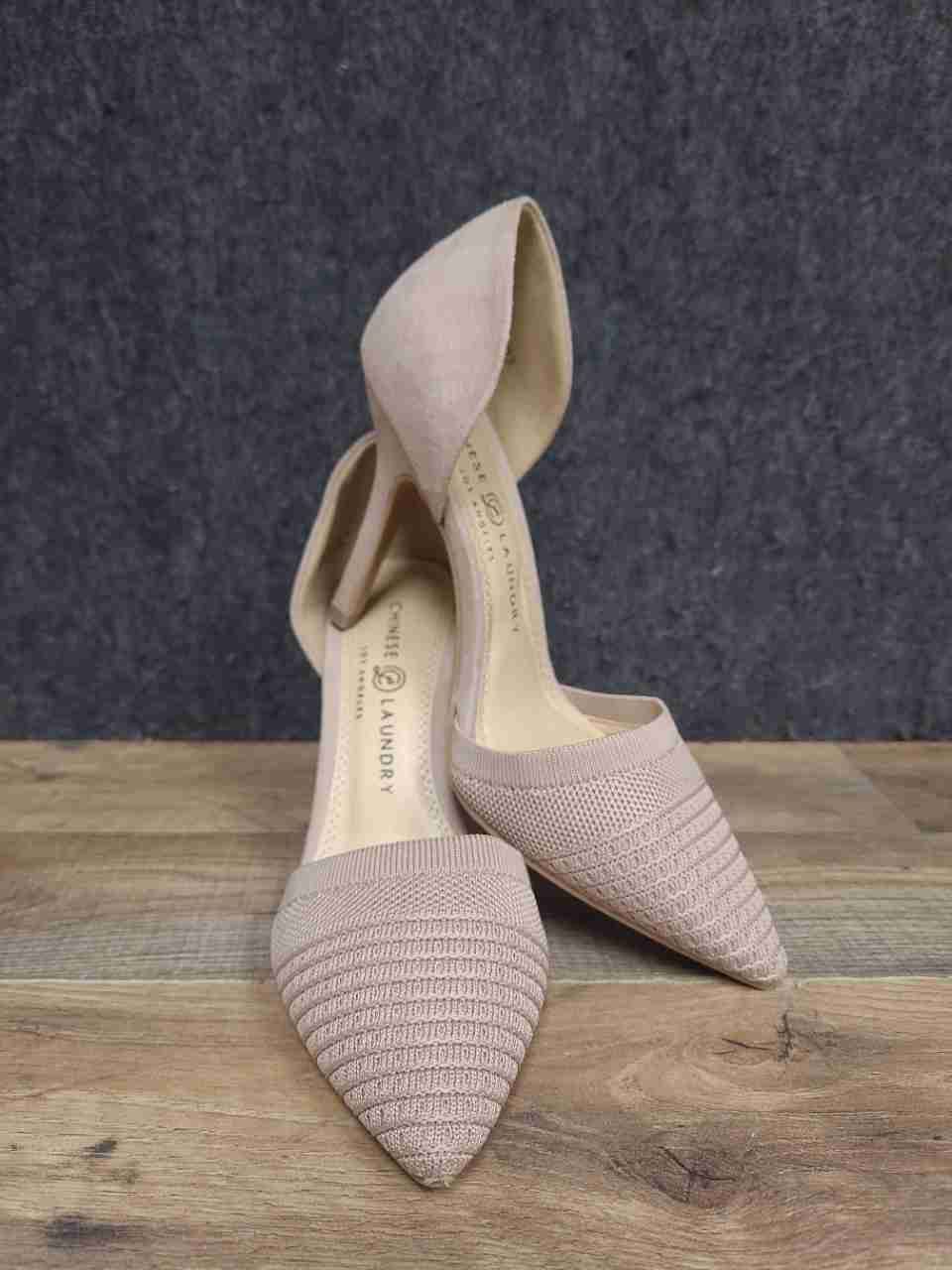 Chinese Laundry Nude D'Orsay Pointed Toe Stiletto Pumps Heels Women's Size 7M