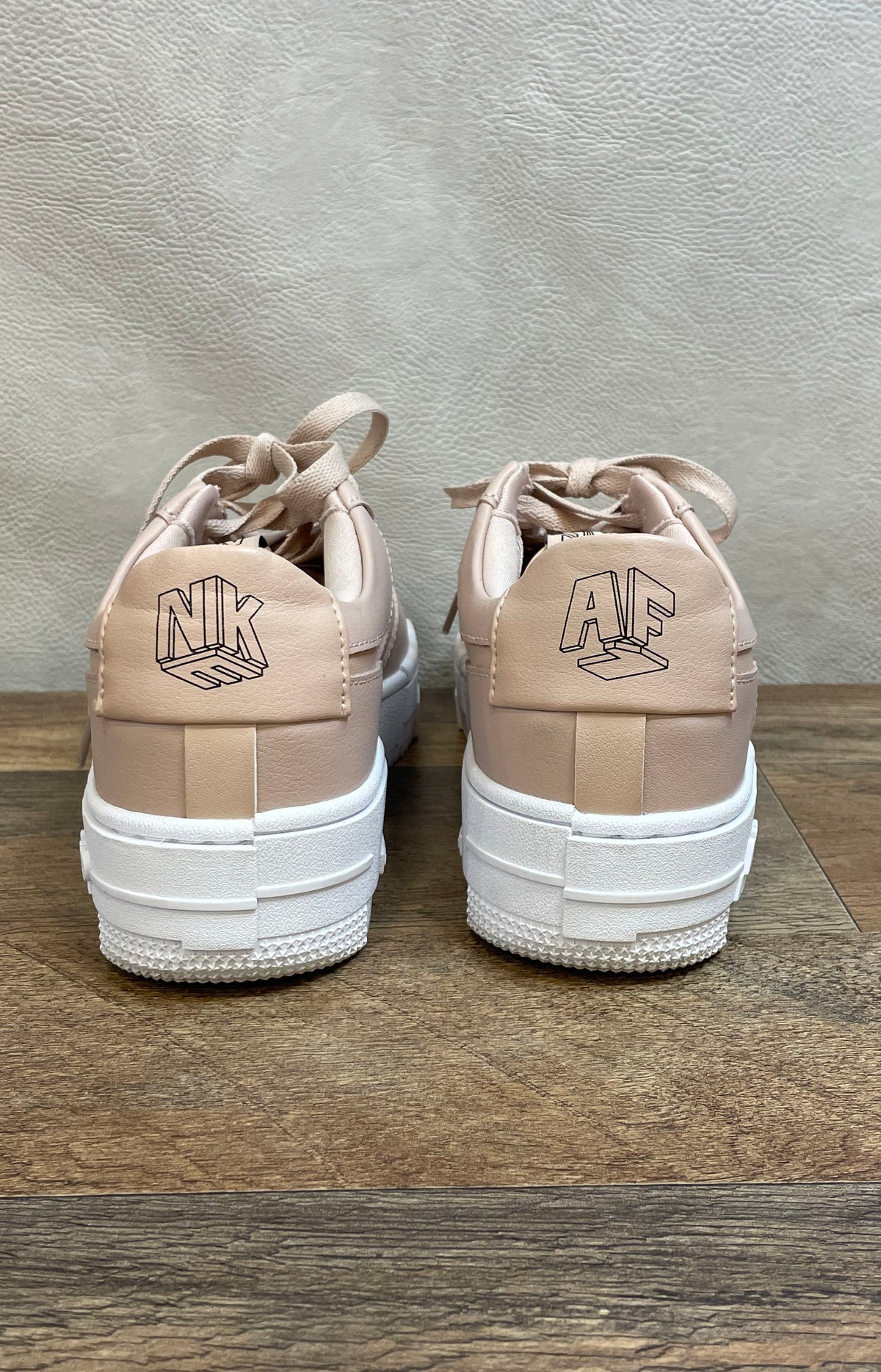 Nike Air Force 1 Pixel Particle Beige Pink Women's Sneakers Size 7