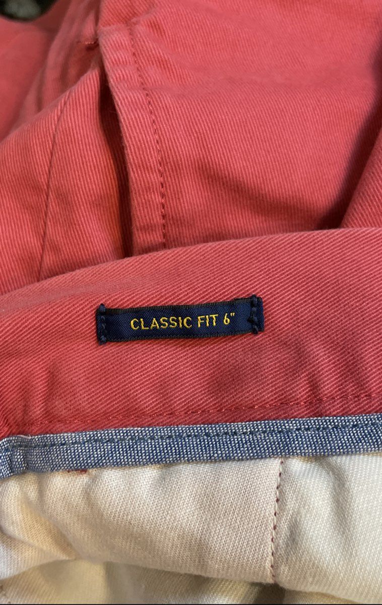 Polo Ralph Lauren Men's Red Classic Fit 6" Inseam Chino Shorts Size 32