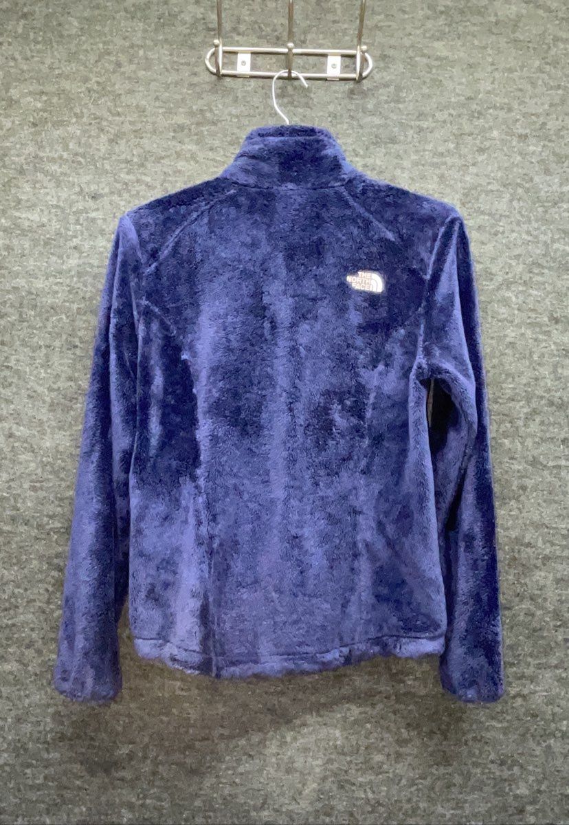 The North Face Women's Jacket Lot 3 Osito Fleece Mezzaluna Track Gray Blue S M