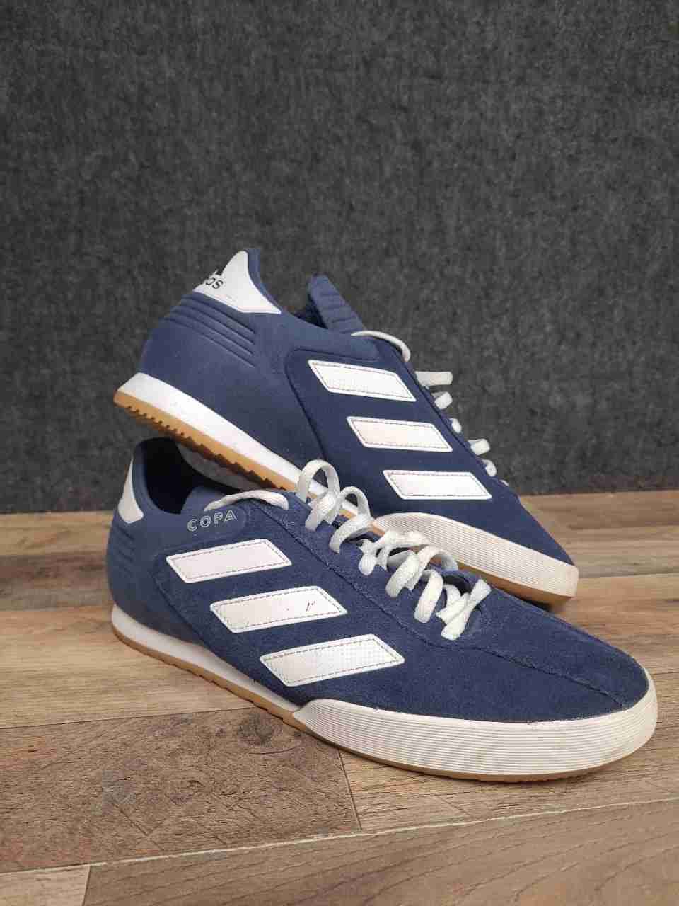 Adidas Copa Super Navy Blue White Gum Men's Lifestyle Sneakers Size 8.5