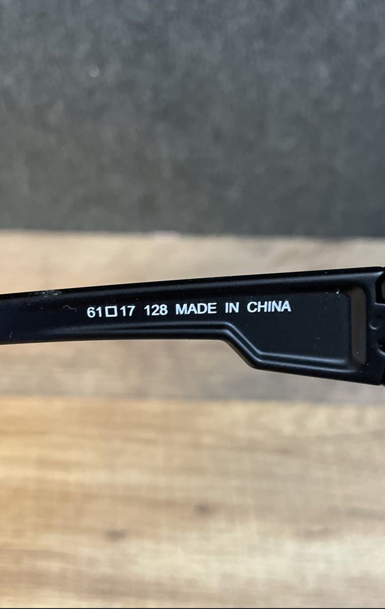 Rivbos Men's Sport Sunglasses Black Wrap Frame RB861 61-17-128 With Case