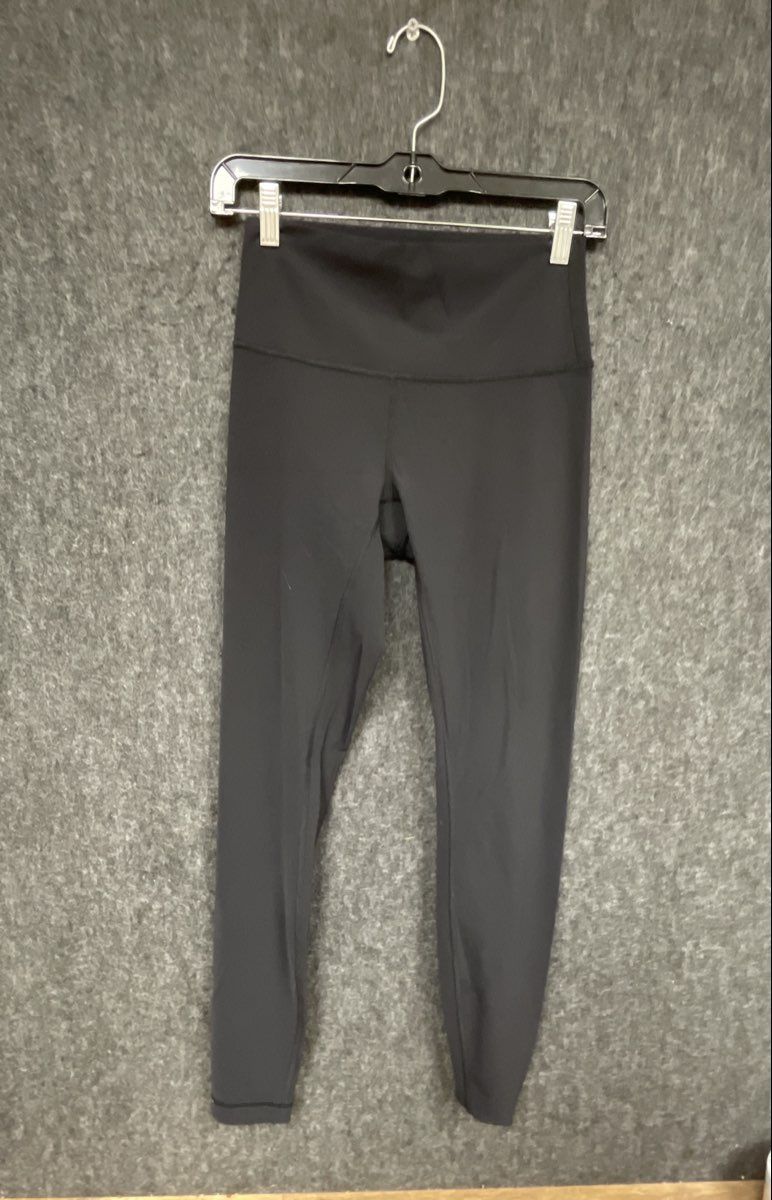 Lululemon Women's Black Wunder Under High-Rise Full Length Yoga Leggings