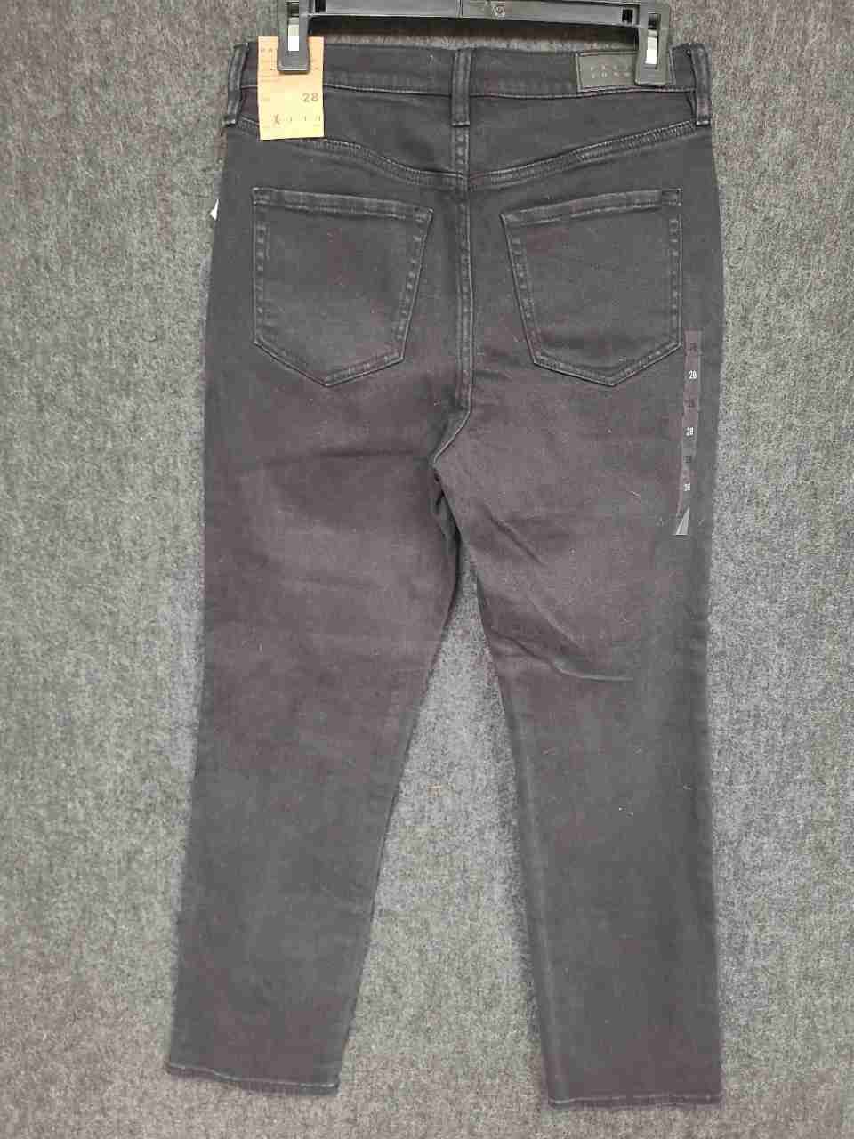 PacSun Women's Raven Black Stretch Vintage Skinny Jeans High Rise NWT Size 28