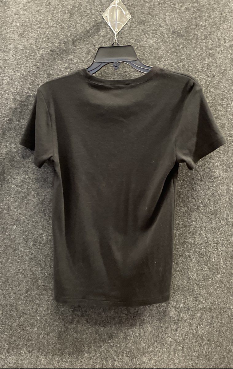 Ralph Lauren Sport Women's Black Short Sleeve Pony Logo Cotton T-Shirt Sz L