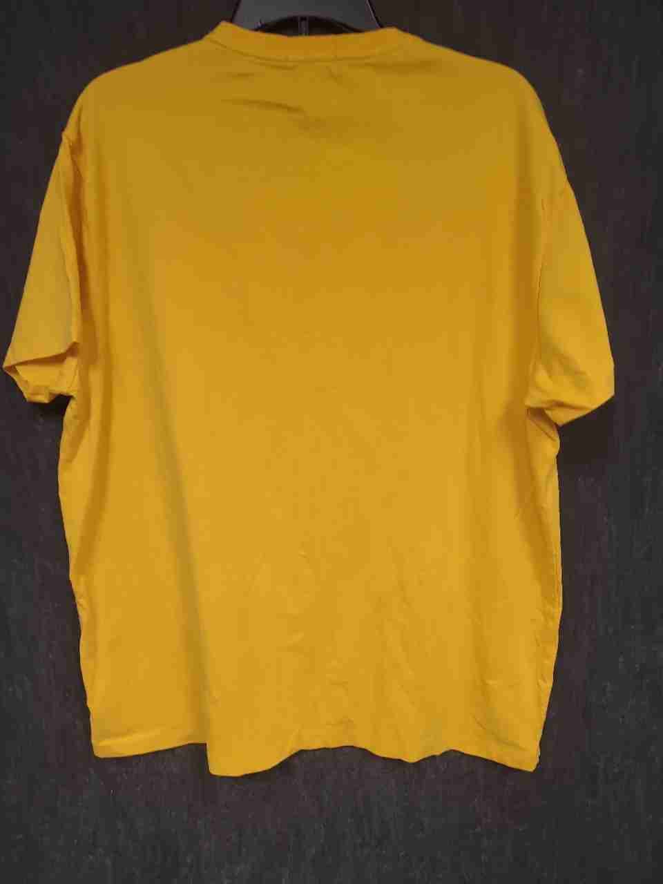 Polo Ralph Lauren Men's Yellow Colorblock Graphic Logo Classic Fit T-Shirt Sz L