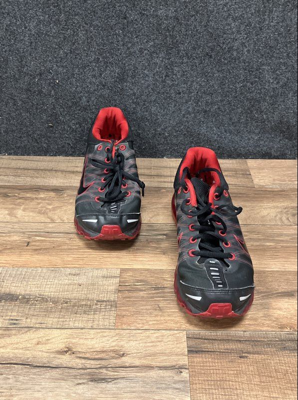 Nike Air Max+ 2009 Black Sport Red Women's Running Shoes Size 8.5