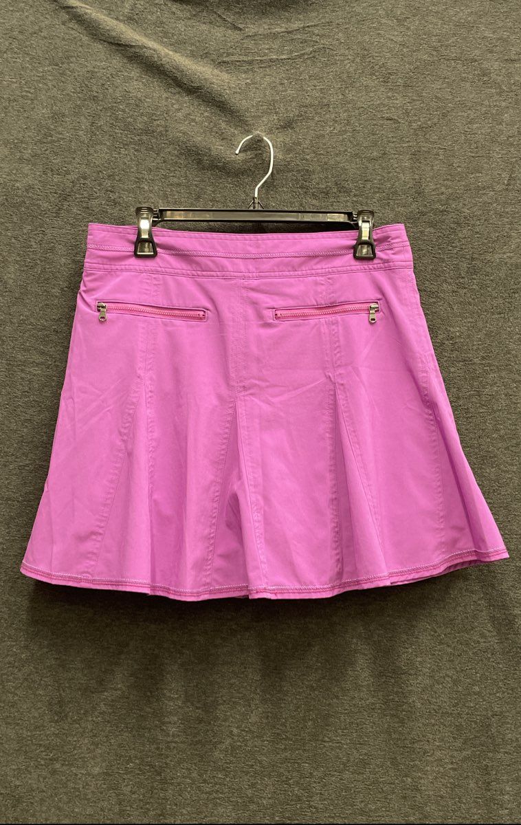 Title Nine Women's Purple Nimblene Skort Zipper Pockets Sport Active Sz 6