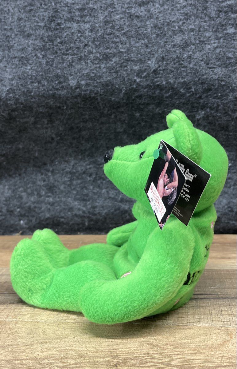 1999 WWF Attitude Bear BA Billy Gunn Plush Ltd Ed Numbered 8632/10000 Tagged