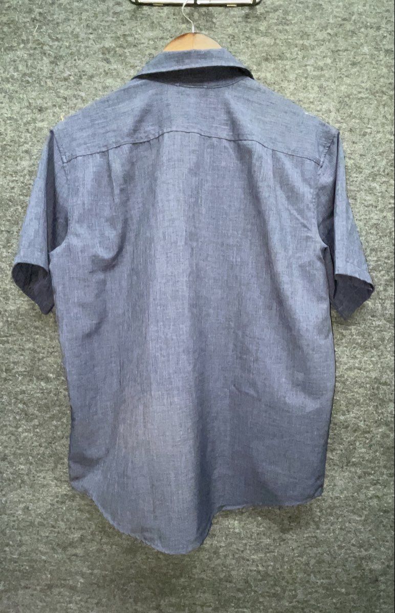 Orvis Men's Blue Classic Collection Tech Short Sleeve Outdoor Shirt Sz M