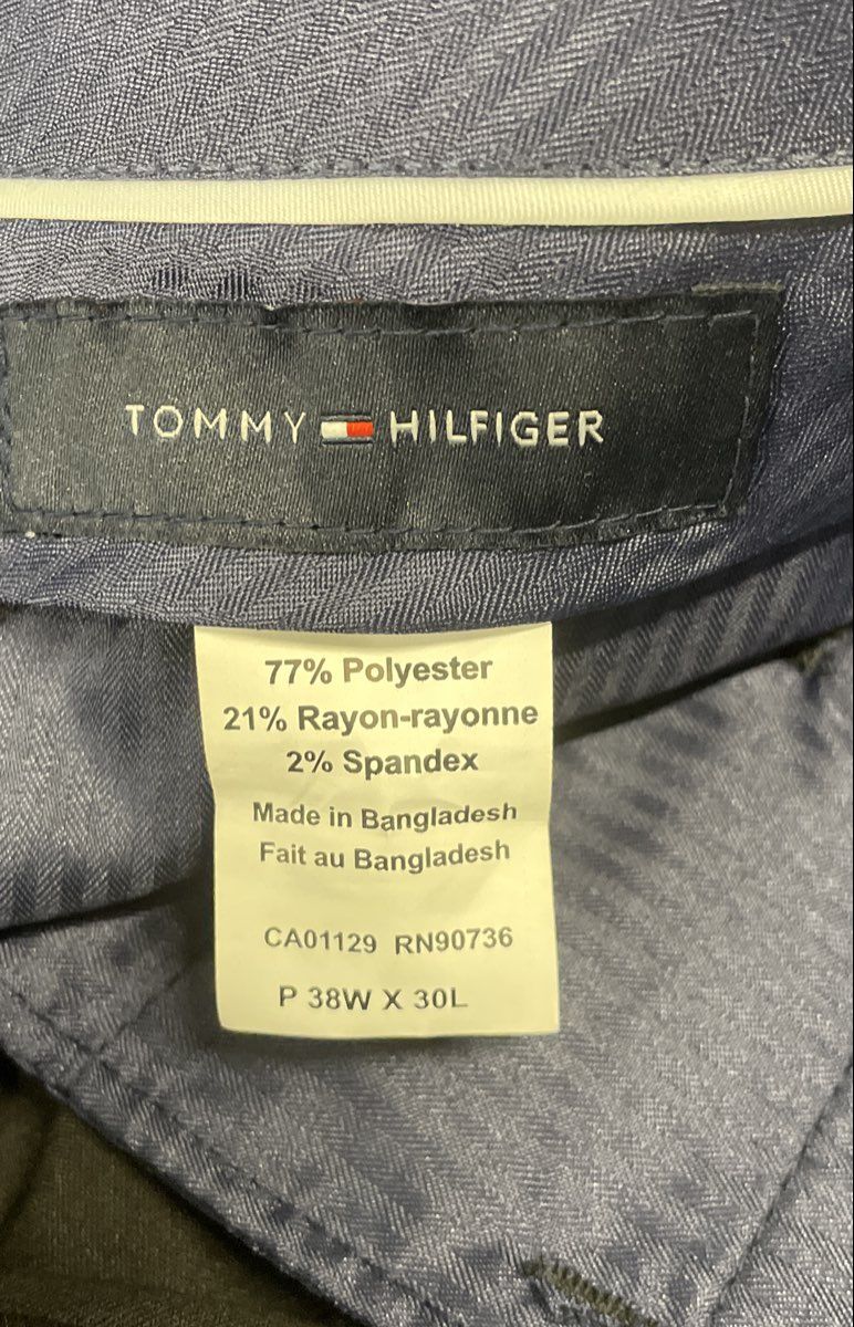 Tommy Hilfiger Men's Redmond Stretch Pants Black Wrinkle Resistant 38x30 NWT