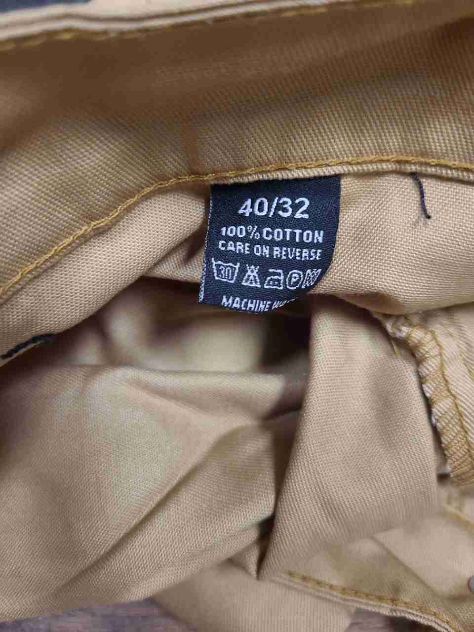 Fashio Men's Tan Black Utility Cargo Work Multi-Pocket Holster Pants Sz 40x32