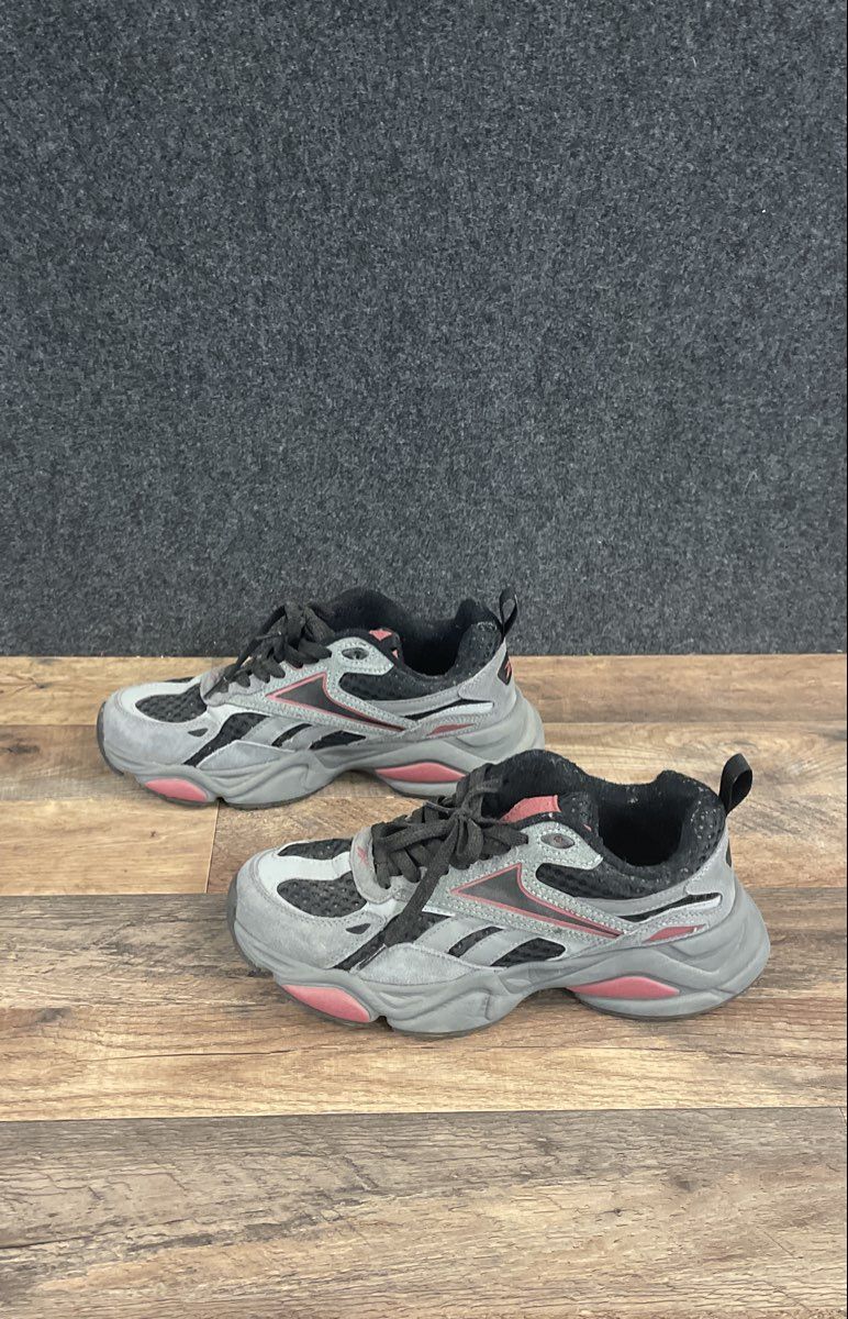 Reebok Royal Bridge 3 Grey Black Pink Lifestyle Sneakers Men's Size 11