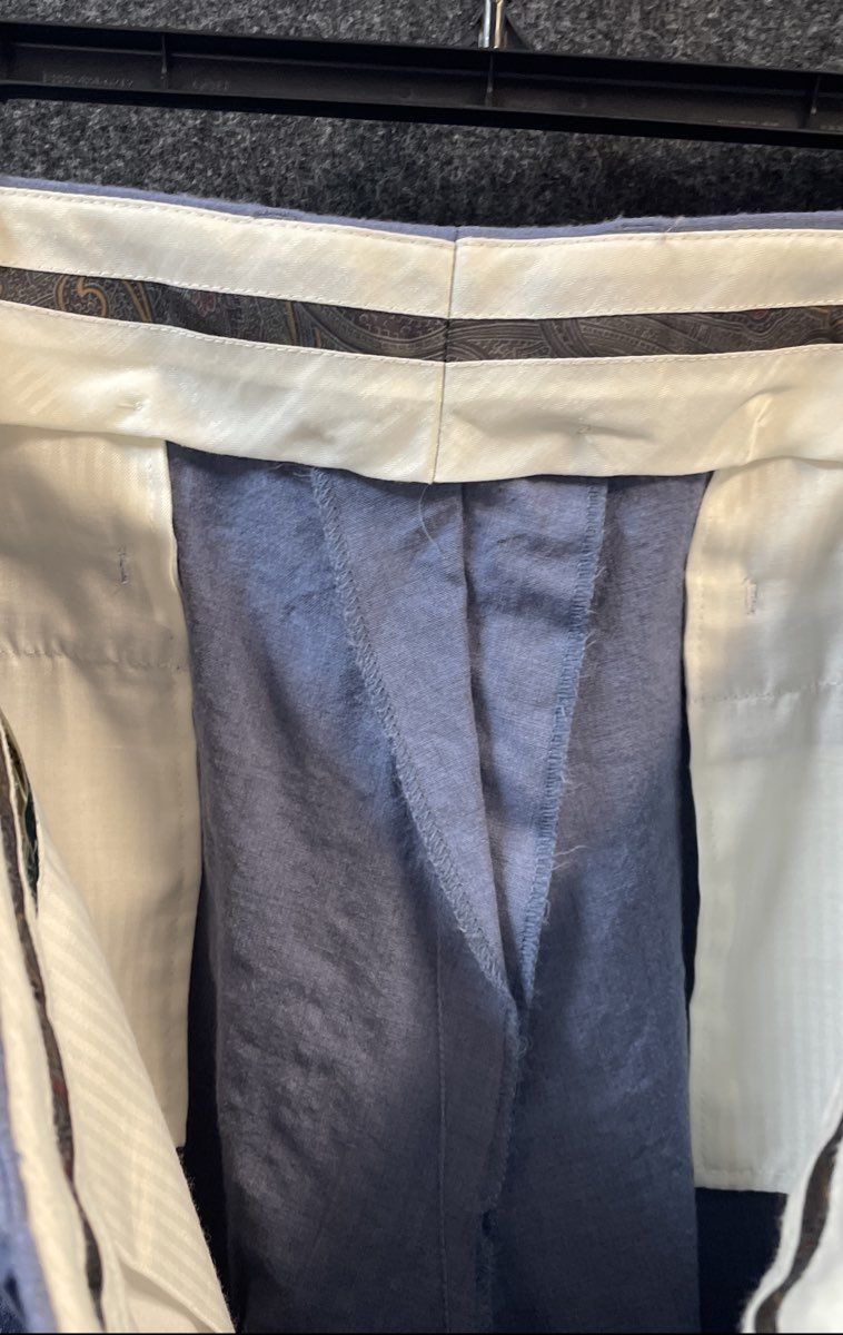 Lauren Ralph Lauren Women's Light Blue Flat Front Straight Leg Trousers