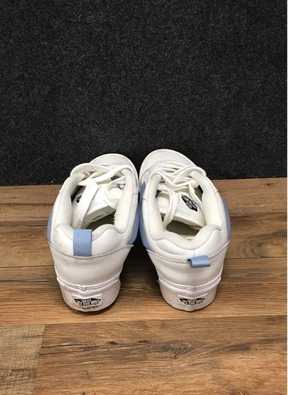 Vans Knu Stack White Light Blue Chunky Platform Sneakers Men's Size 10
