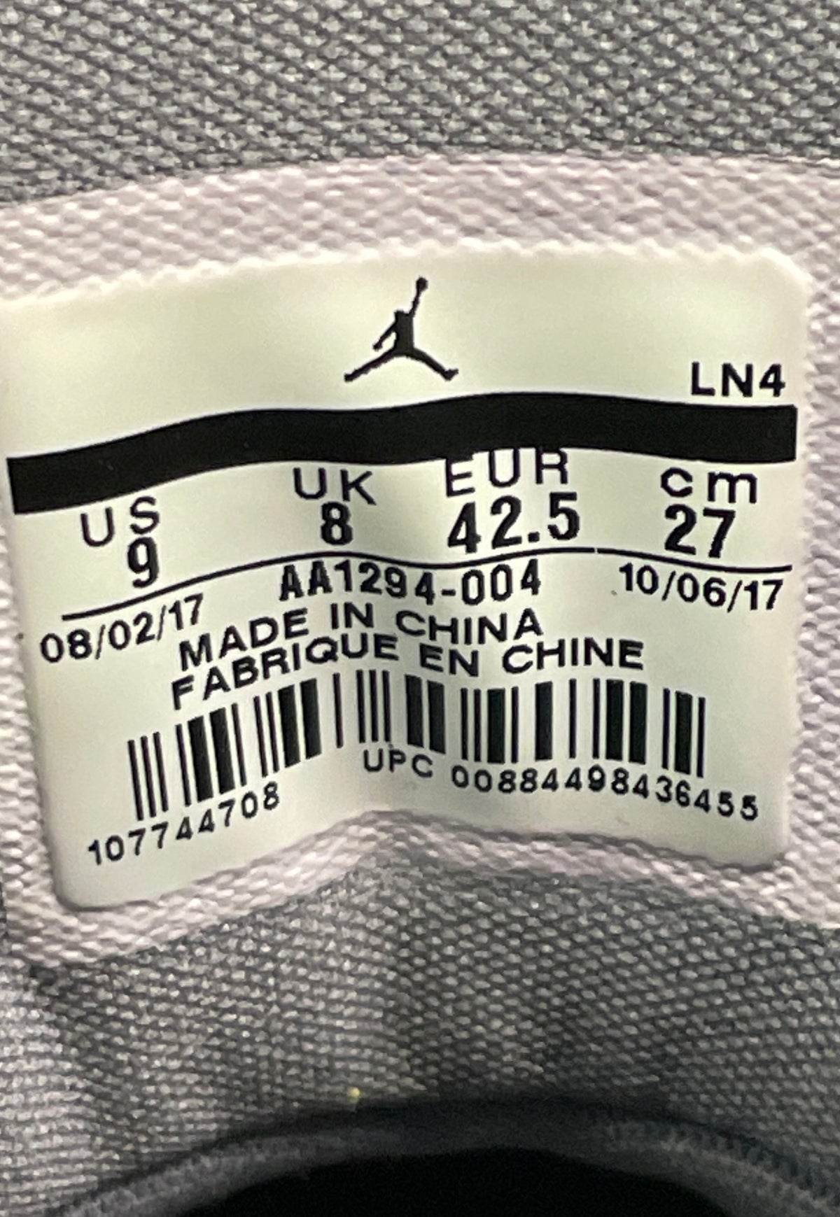 Nike Jordan Generation Cool Grey Gold Basketball Shoes Men's Size 9