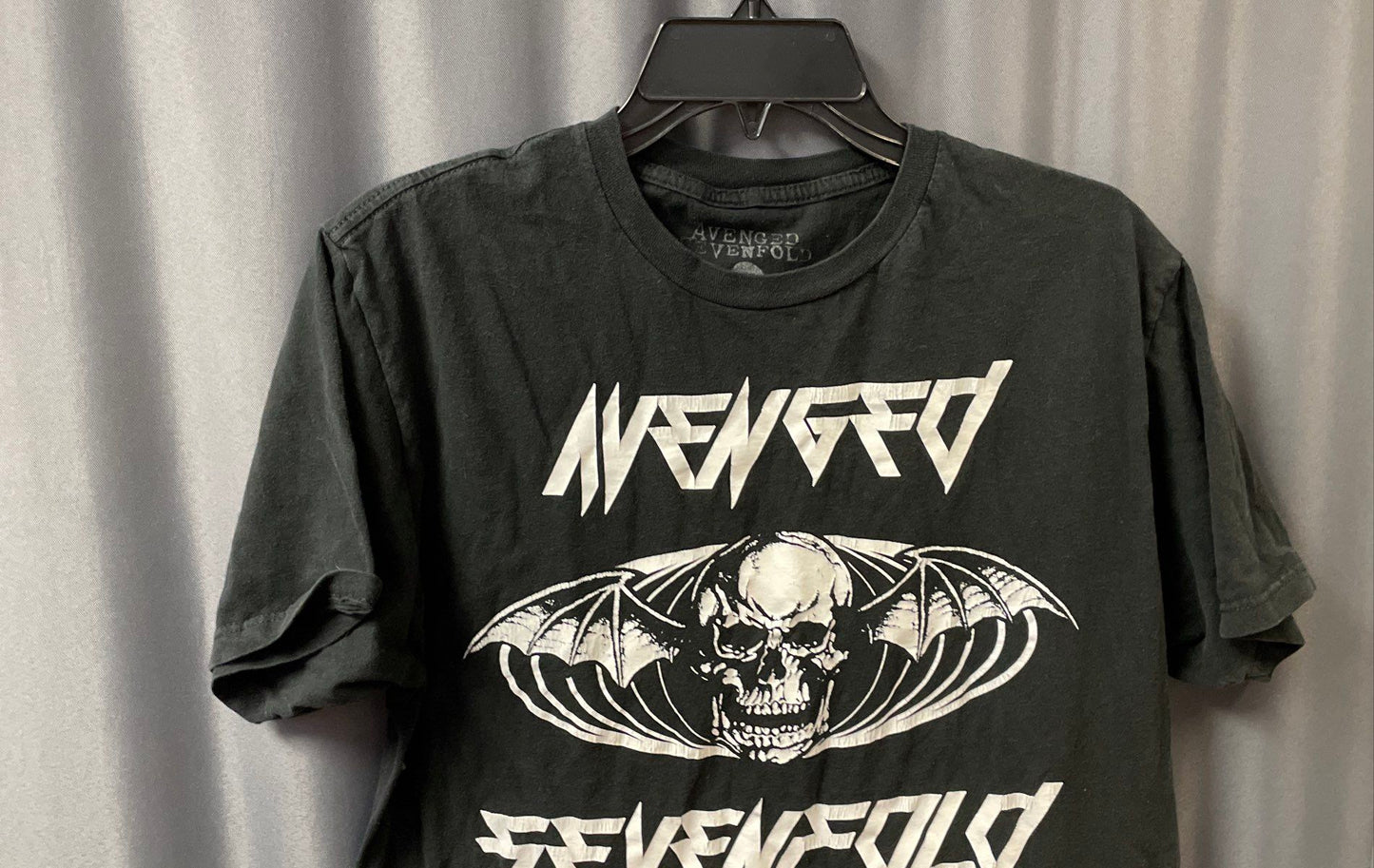 Avenged Sevenfold Orange County Deathbat Graphic T-Shirt Reprint Sz L