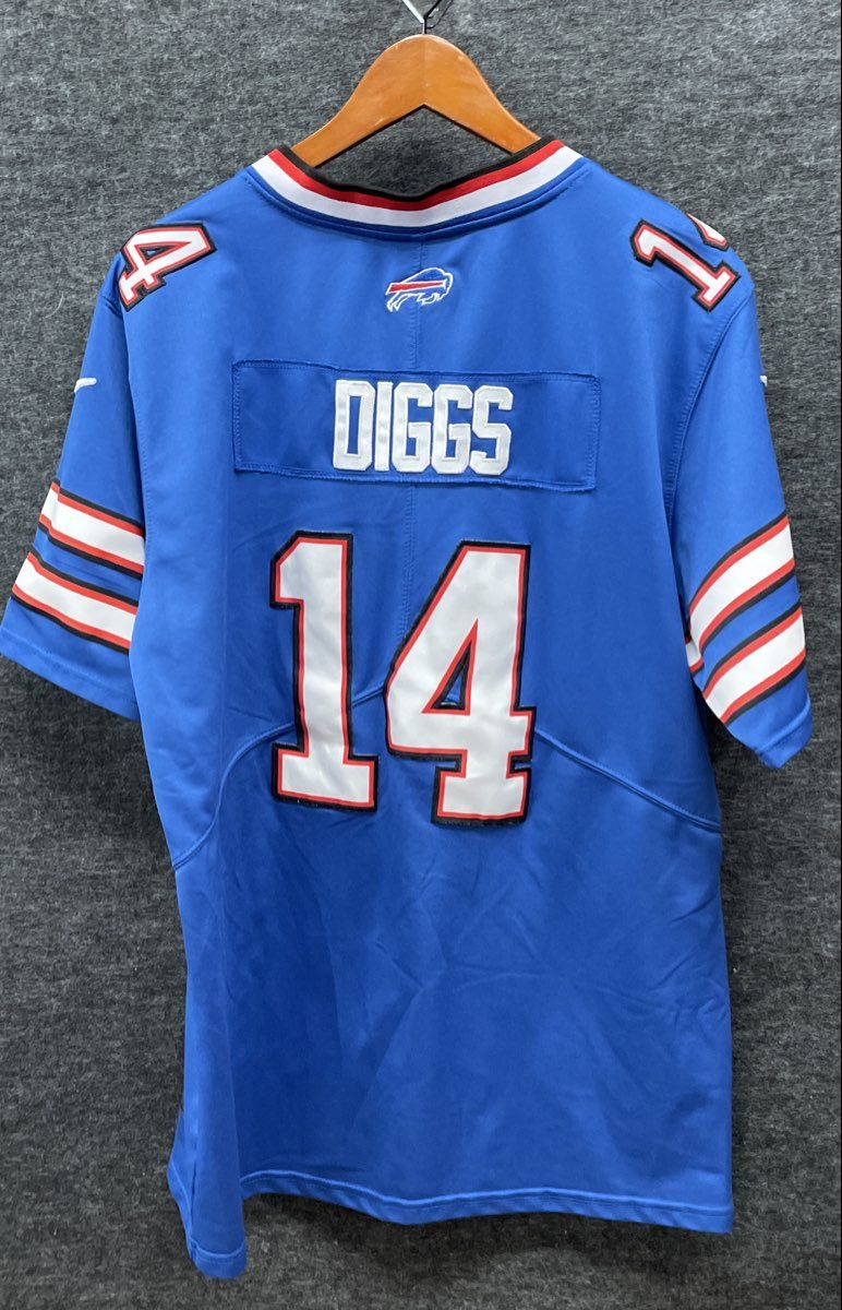 Nike Men's NFL Buffalo Bills Stefon Diggs 14 On Field Jersey Royal Blue Sz M