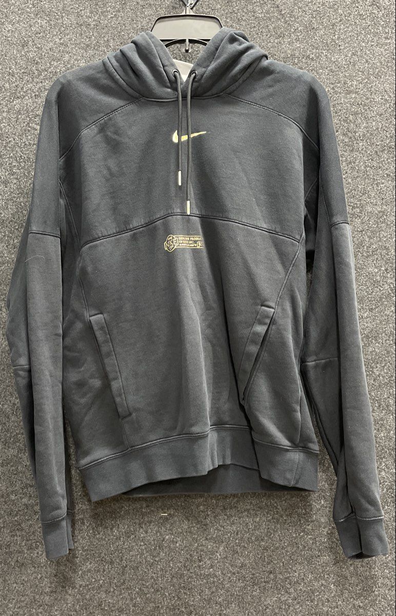 Nike Men's Black Fine Gold Graphic Brea California Pullover Hoodie Sz S