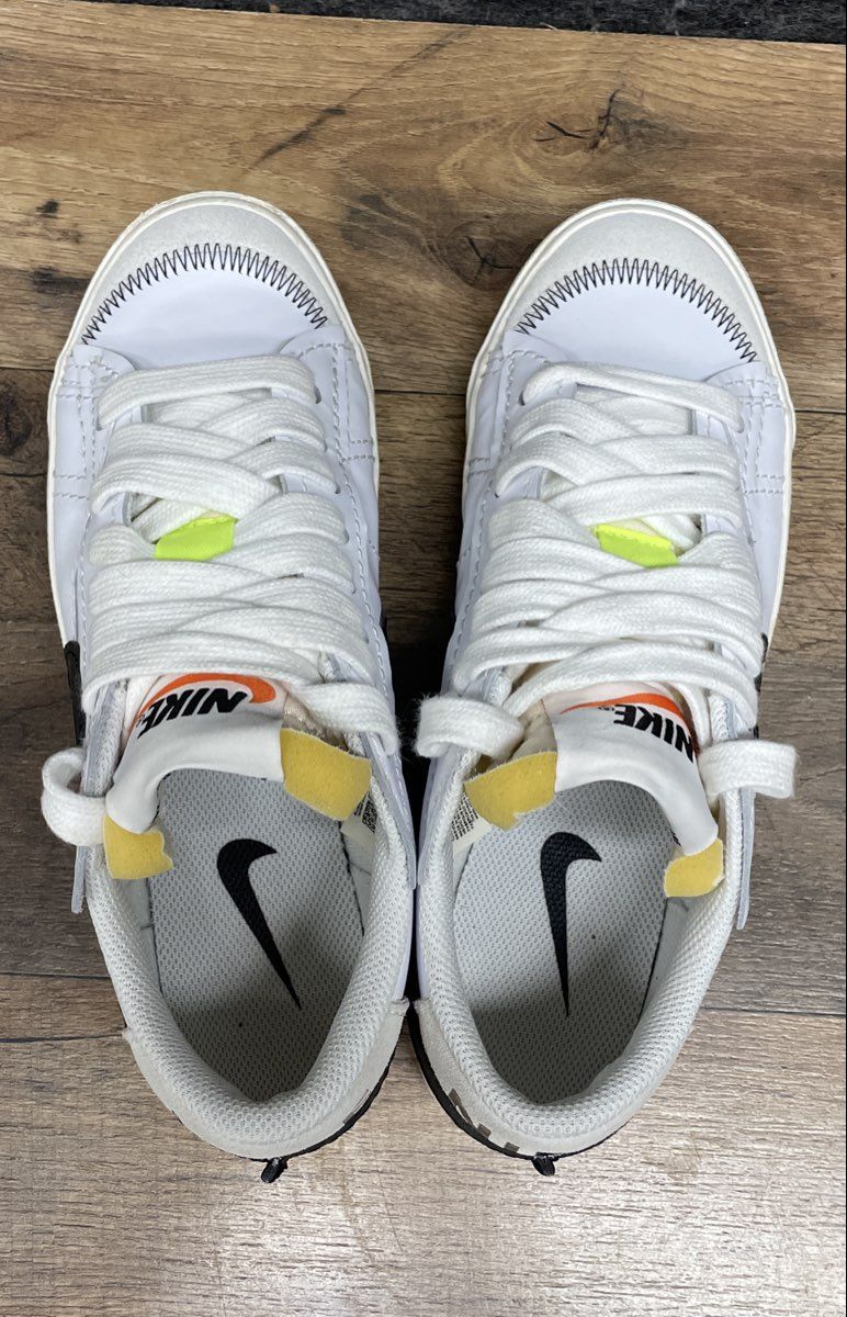 Nike Blazer Low 77 Jumbo White Black Volt Lifestyle Sneakers