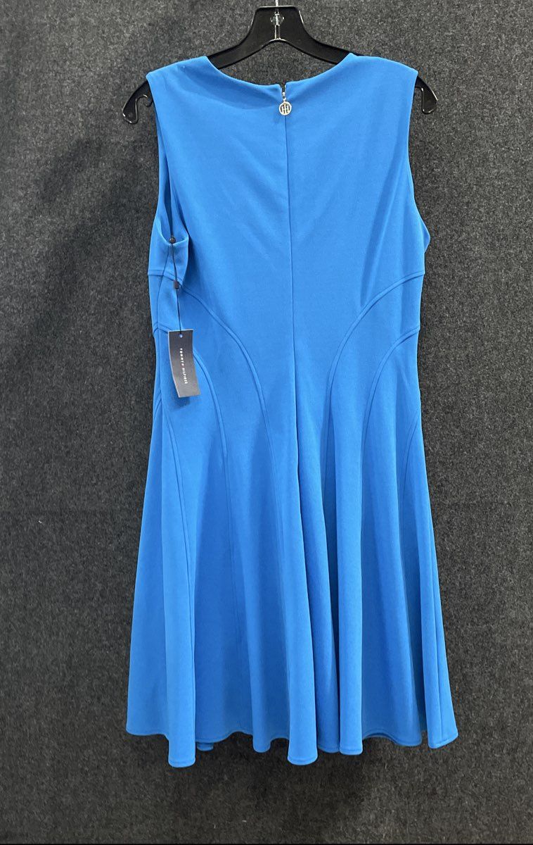 Tommy Hilfiger Women's Cobalt Blue Sleeveless Fit & Flare Dress 12 NWT