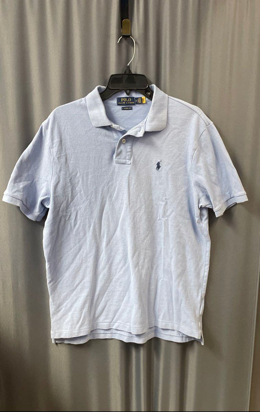 Polo Ralph Lauren Men's Light Blue Classic Fit Cotton Polo Golf Shirt Size M