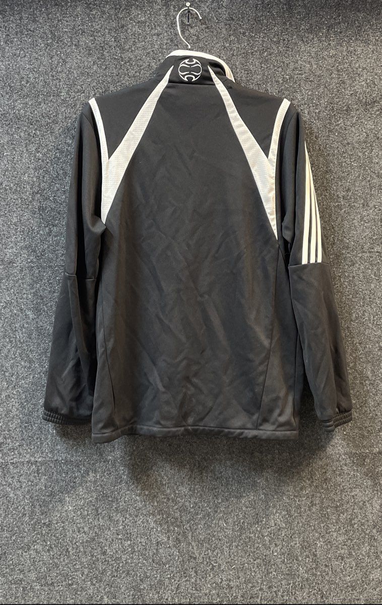 Adidas Boys Black Clima365 Full Zip Soccer Track Jacket Size XL