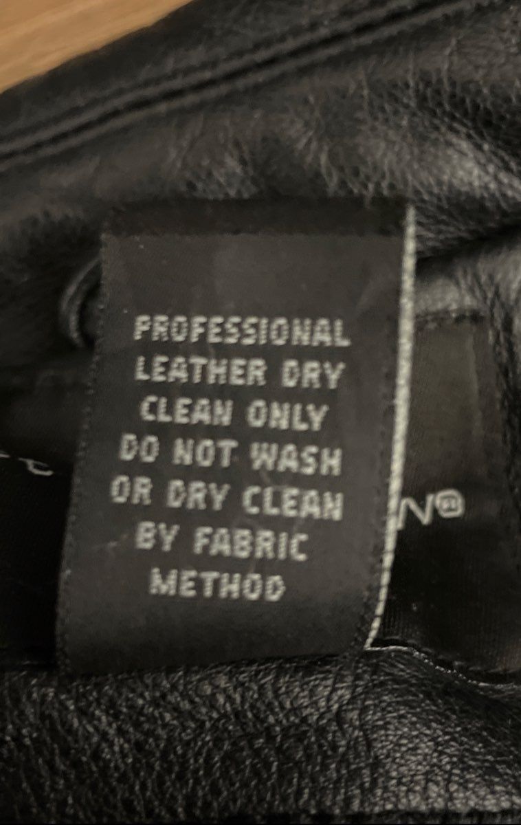 Croft & Barrow Men's Black Genuine Leather Full Zip Bomber Jacket Sz L