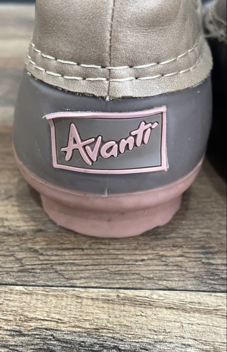 Avanti Ankle Chelsea Duck Boots Brown Grey Pink Waterproof Rain Size 6