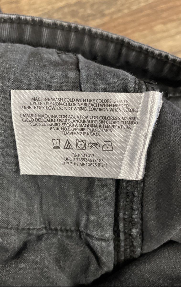 Woolrich Men's Faded Black Utility Canvas 5-Pocket Pants Sz 34x32