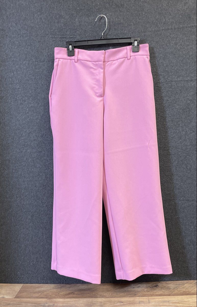 Joie Women's Pink Wide Leg High Rise Recycled Polyester Pants Size 8
