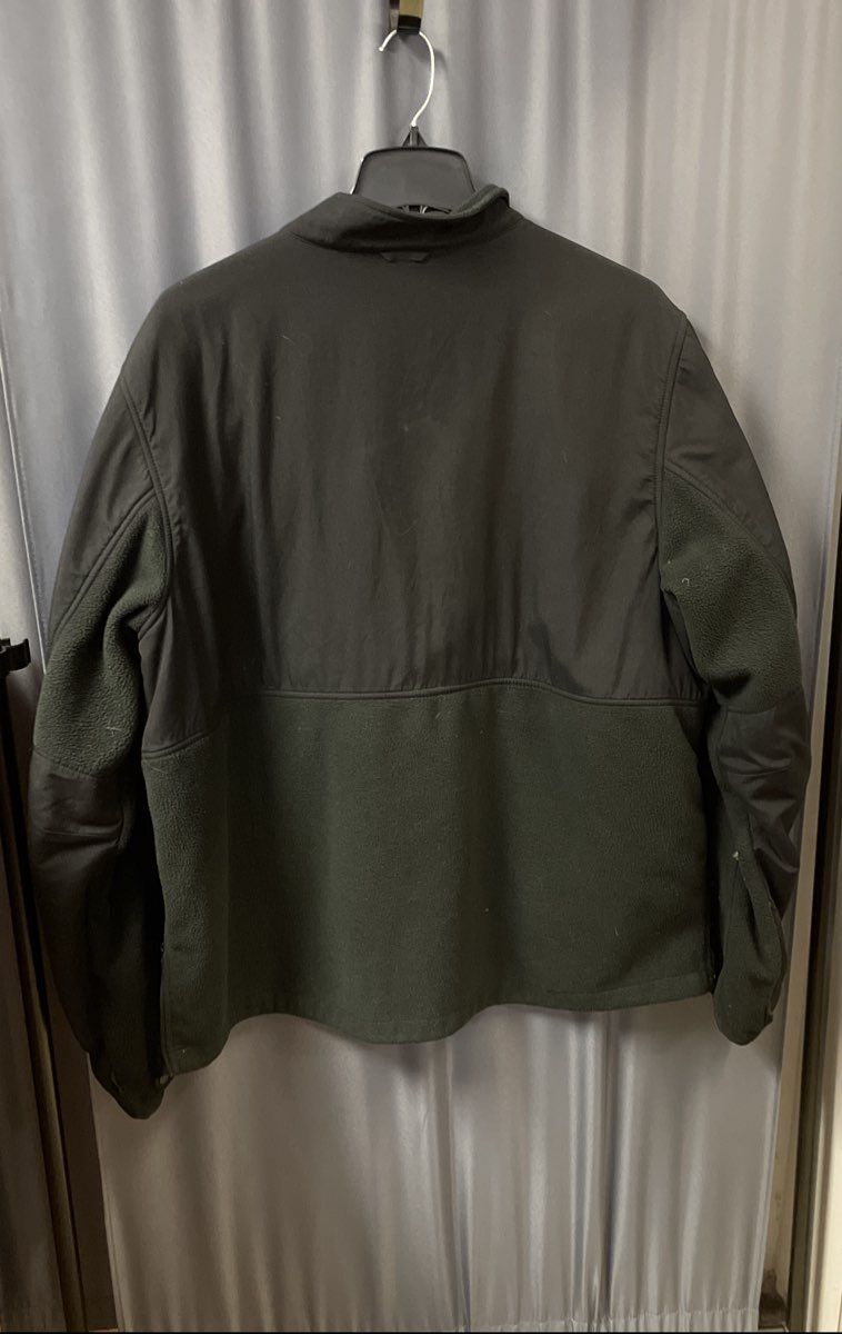 5.11 Tactical Men's Black Hybrid Full Zip Fleece Jacket Side Access Sz 3XL