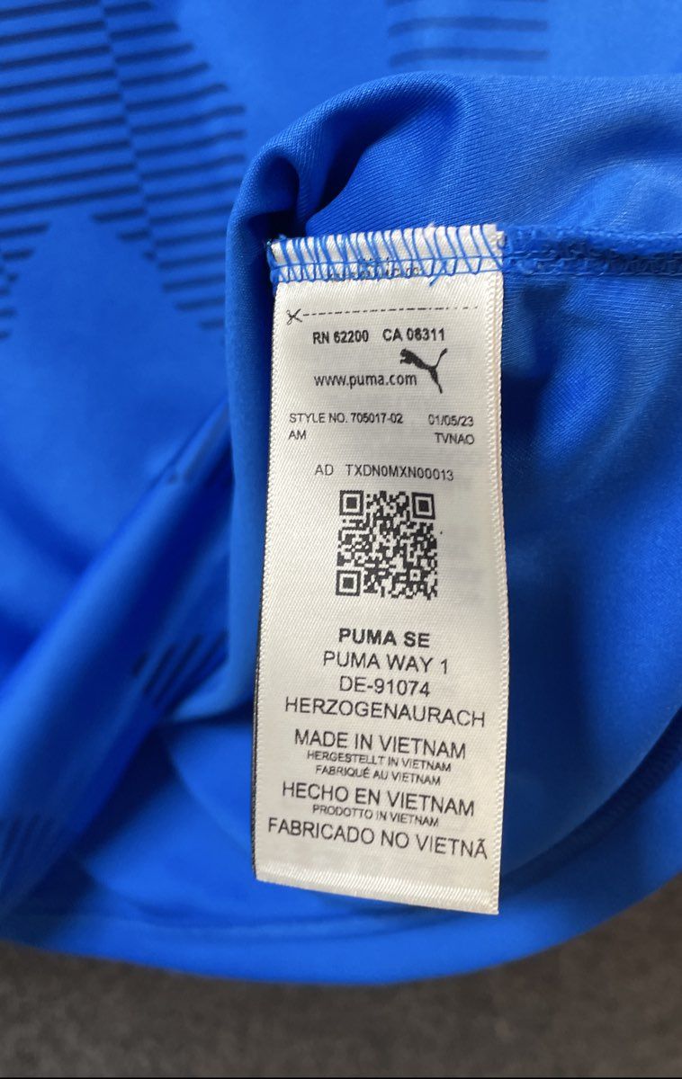 Puma Men's Annapolis Blues FC Blue Soccer Jersey DryCell NWT Sz XL